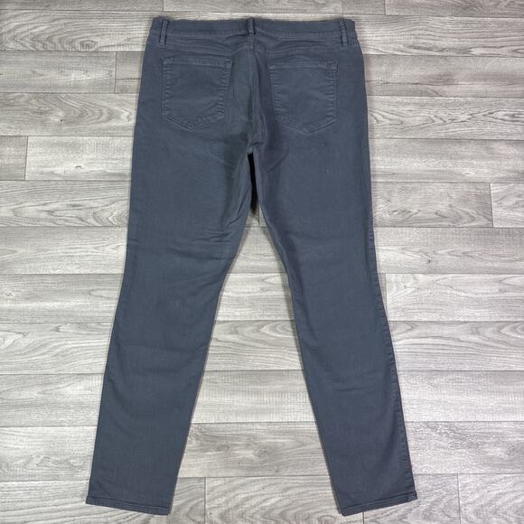 LOFT Modern Skinny Jeans High Rise Stretch Slate Gray sz 32/14 - Picture 6 of 7